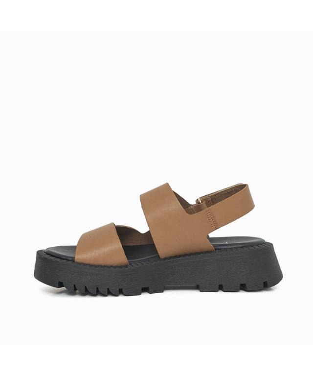 JOCKS collection 2990 γυναικεία flatforms, μόκα.